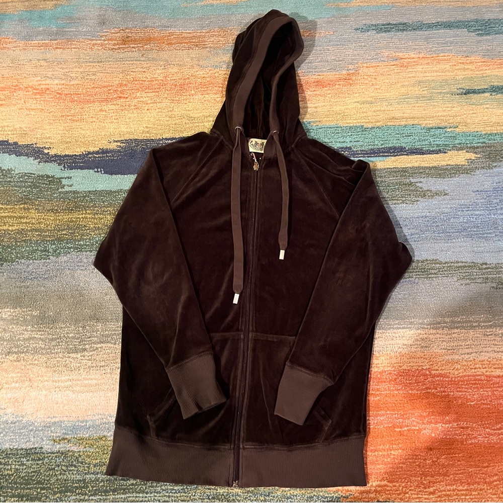 Velvet Juicy Coutre Zip-Up Hoodie